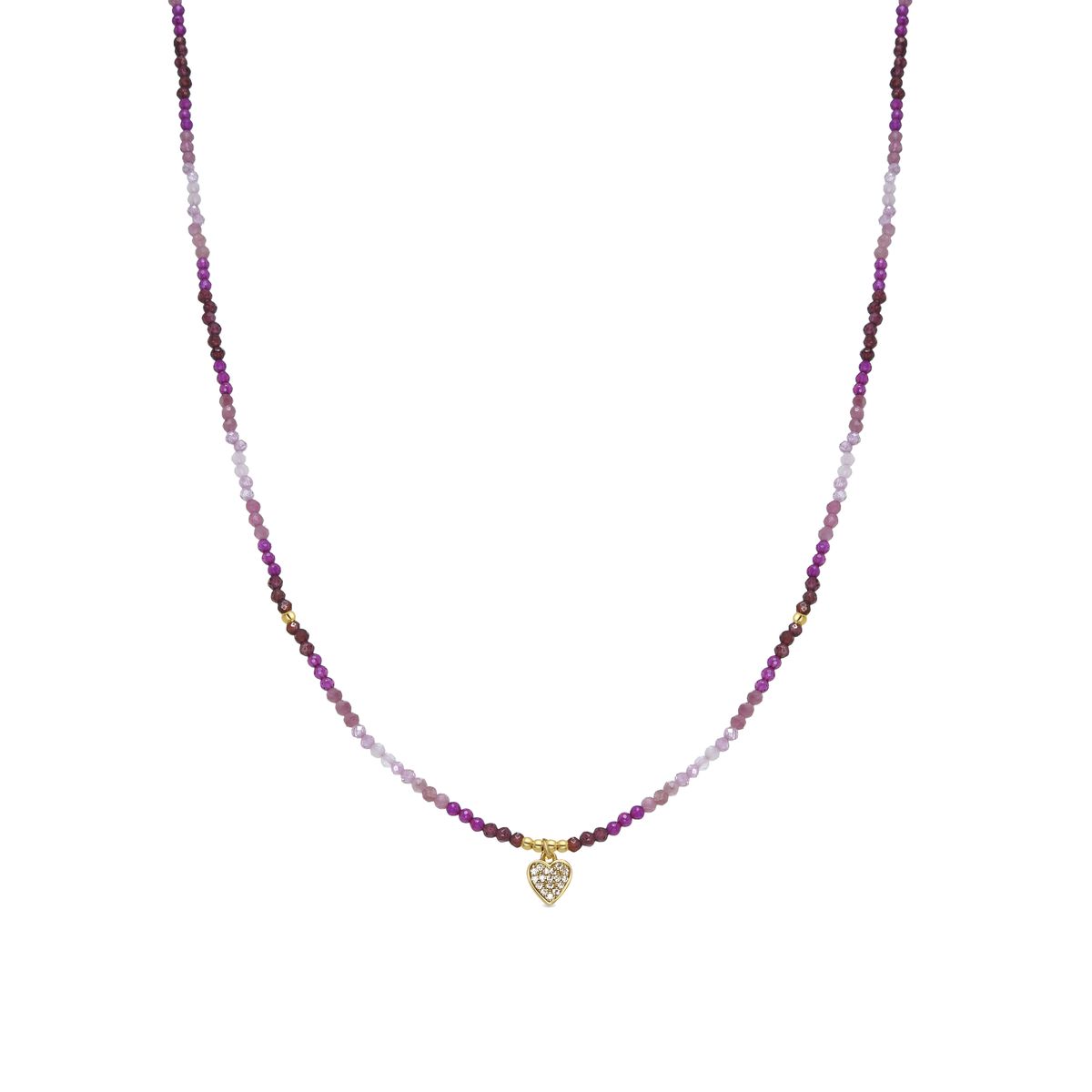 Halskette mit Herzanhänger aus Sterlingsilber