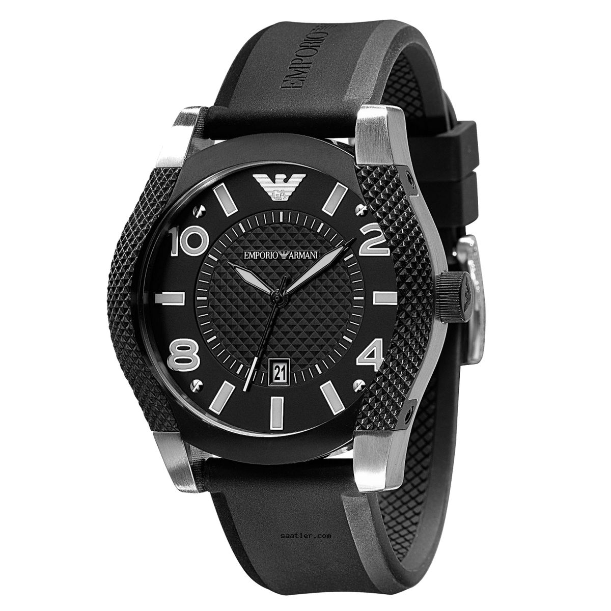 Herren Quarz Uhr Grau Schwarz