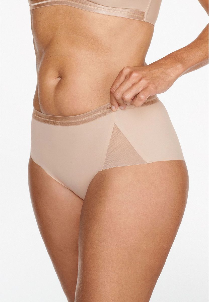 Clean Cut Panty mit Mesh-Details