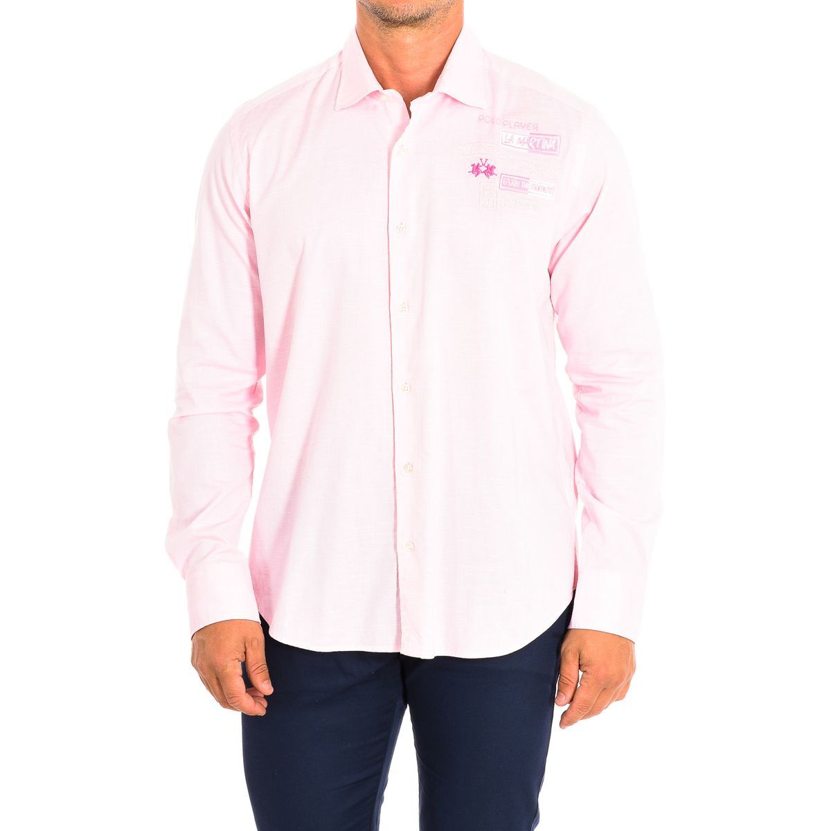 Herren Langarm Oxford Hemd
