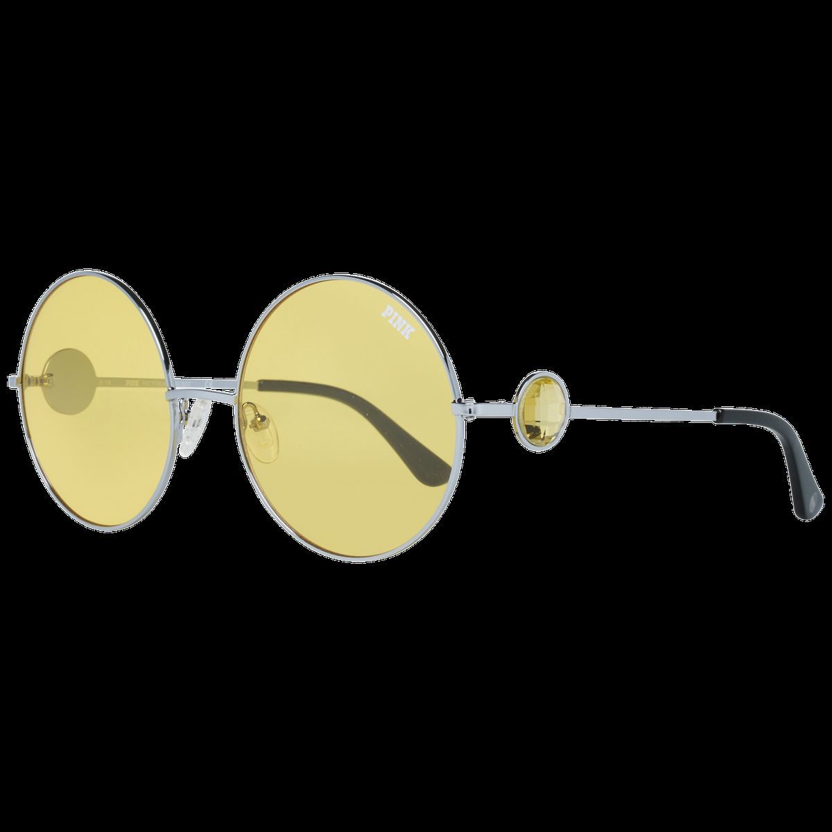 Runde Sonnenbrille mit farbigen Gläsern