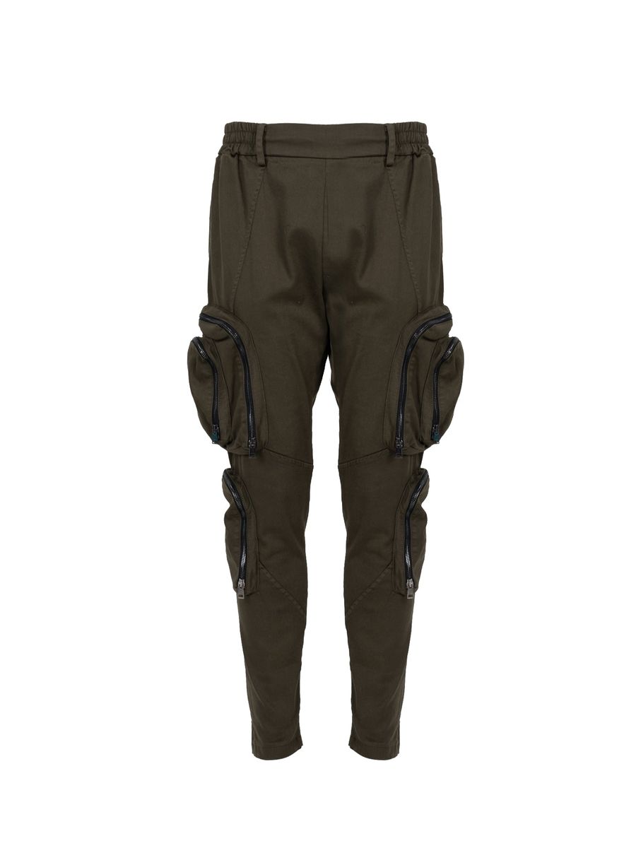Herren Cargohose Olivgrün