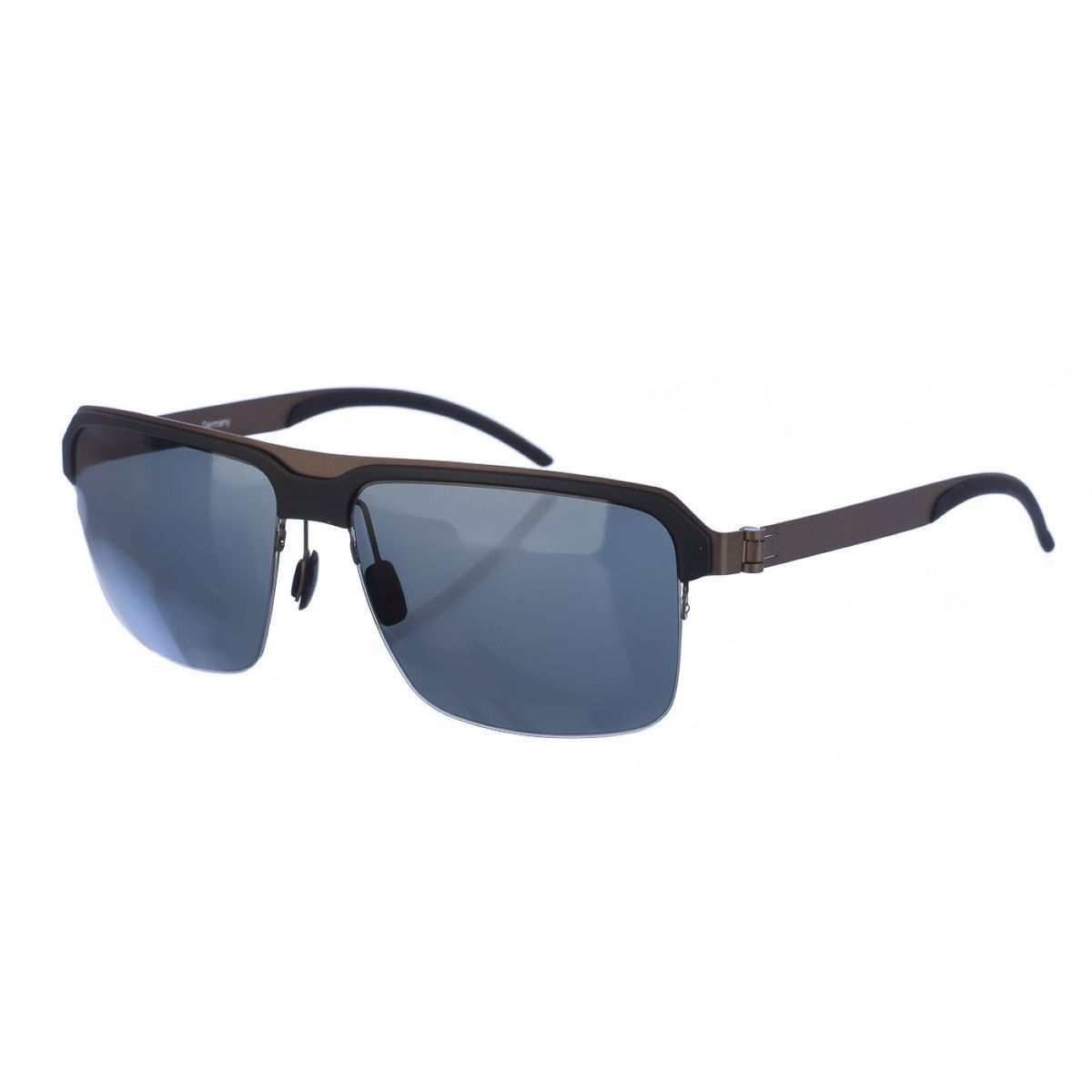 Rechteckige Sonnenbrille mit Metallrahmen