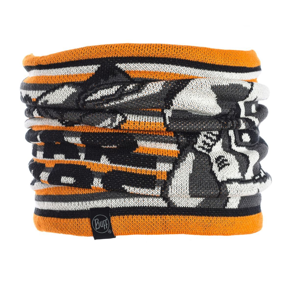 Wendbarer Thermokragen Orange Grau