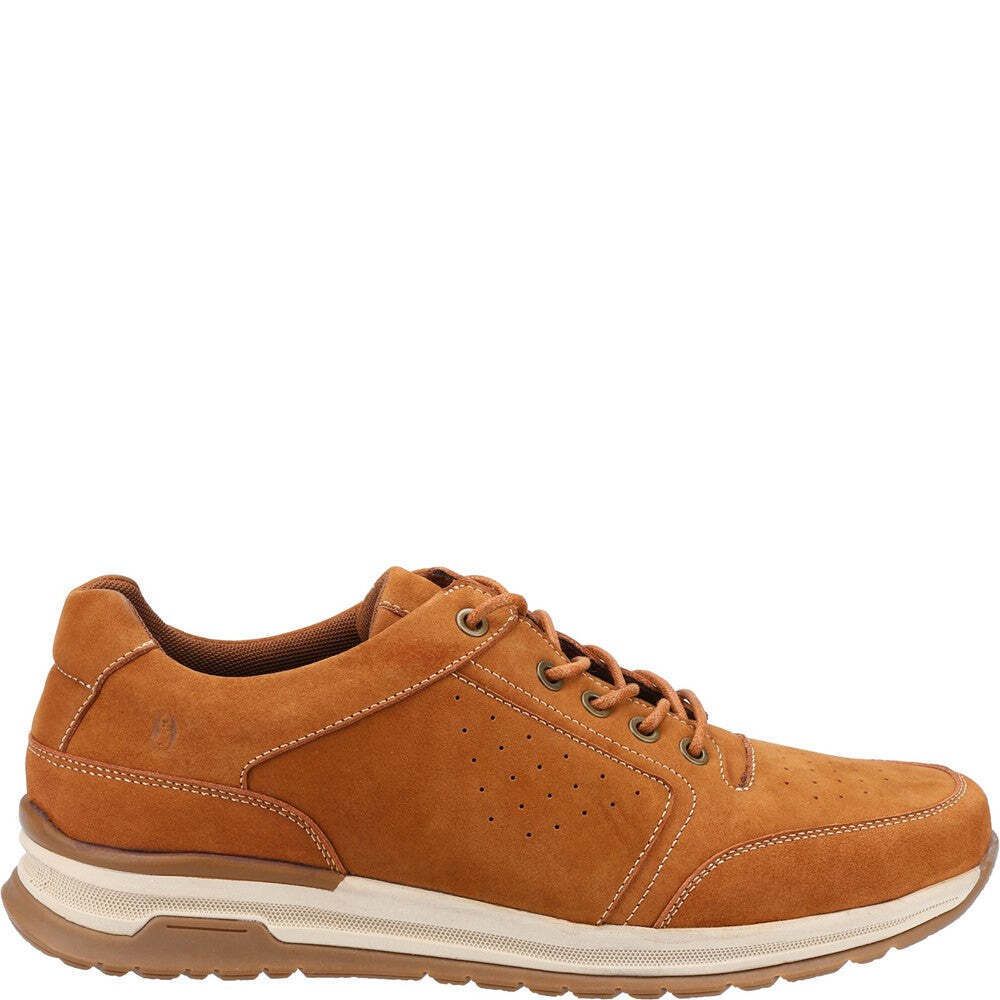 Niedrige Nubukleder Sneaker
