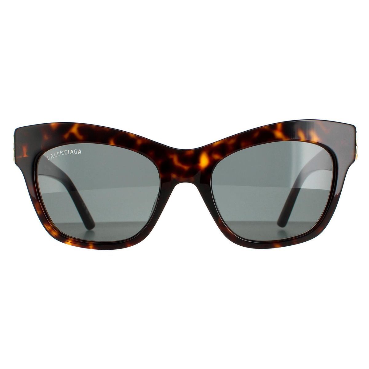 Elegante Cat-Eye Sonnenbrille in Havana