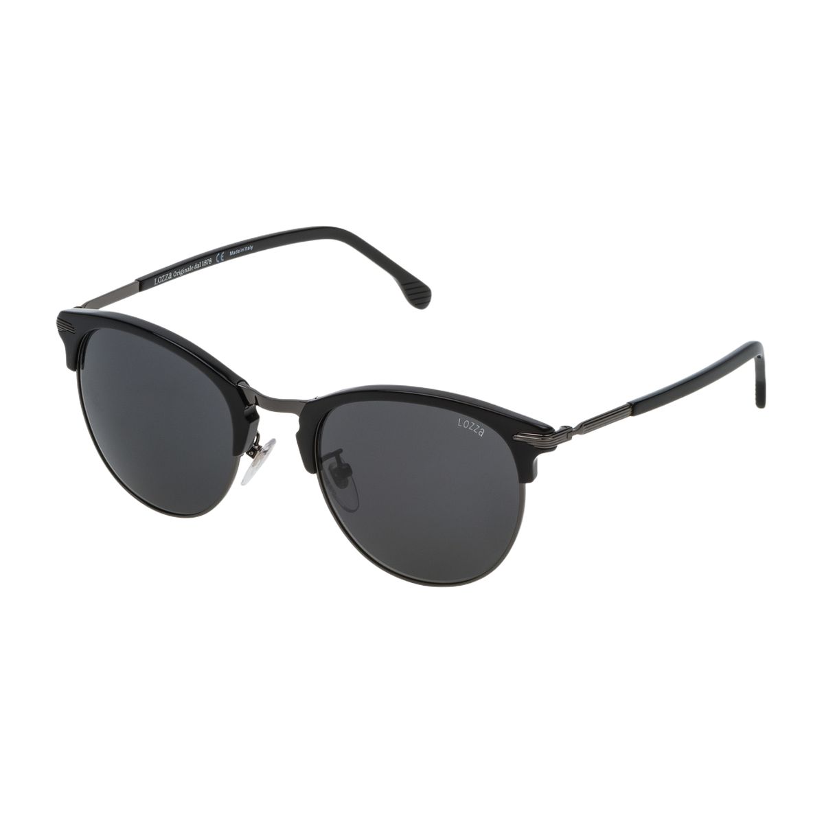 Runde Schildpatt Sonnenbrille