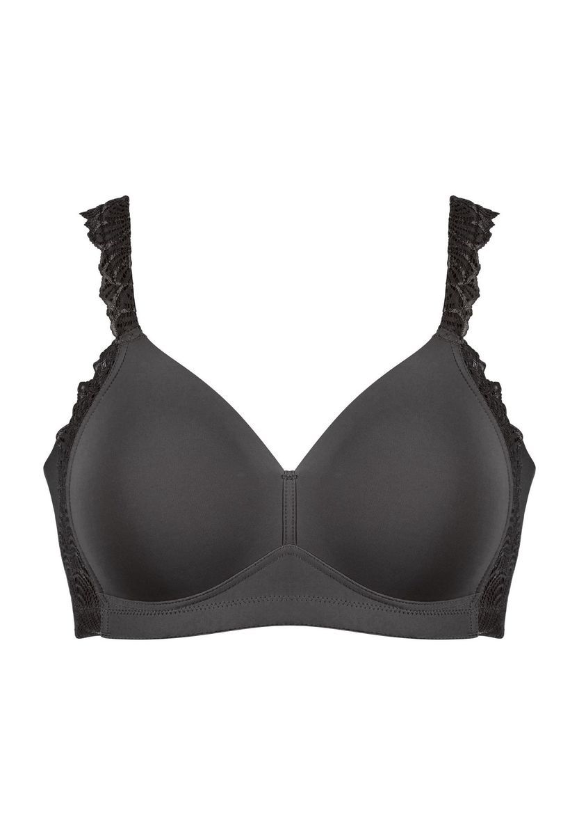 BH mit glatten Cups und Spitzendetails