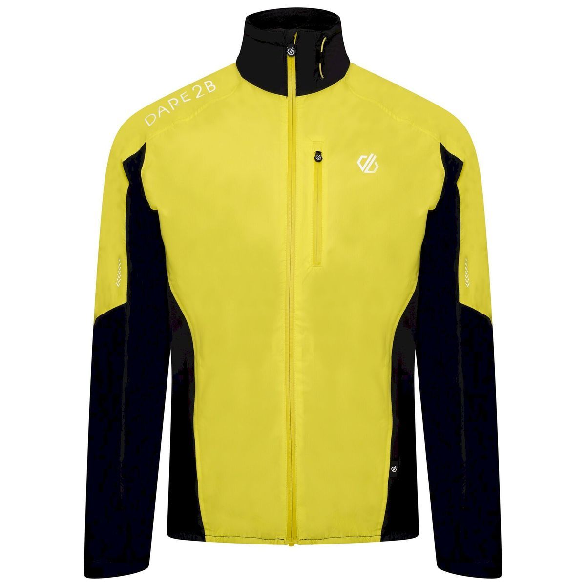 Herren Neon Gelbe Fahrradjacke