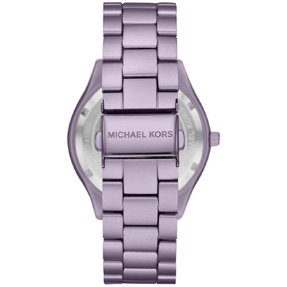 Minimalistische Dreizeiger-Armbanduhr aus Edelstahl