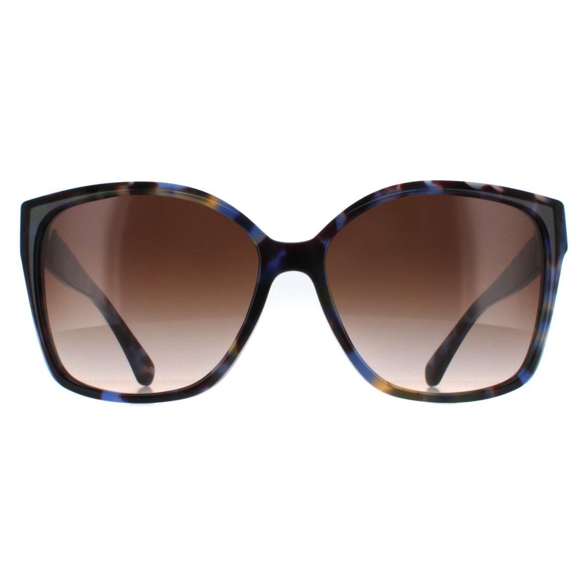 Übergroße quadratische Schildpatt-Sonnenbrille