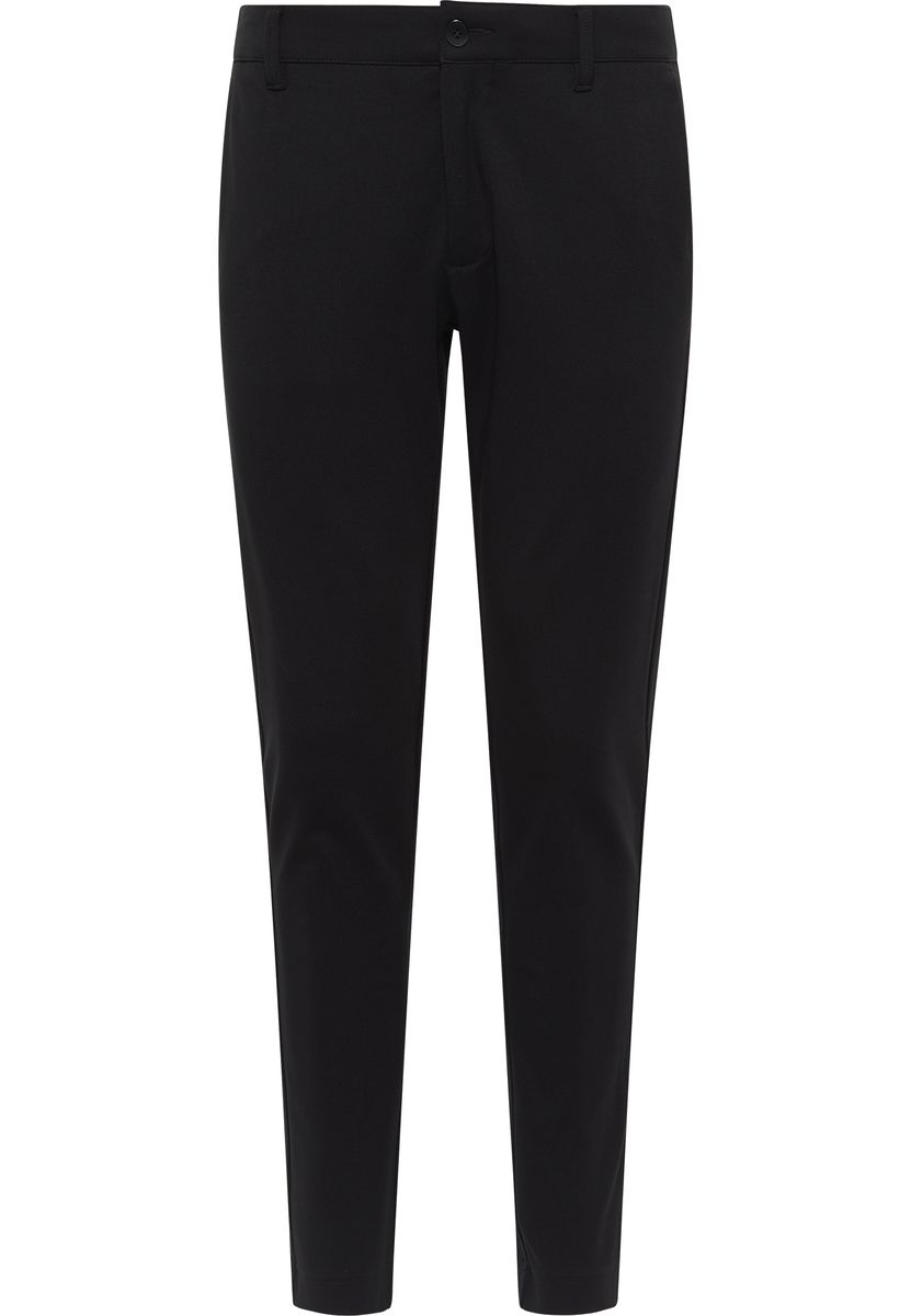Herren Slim-Fit Schwarze Chino Hose