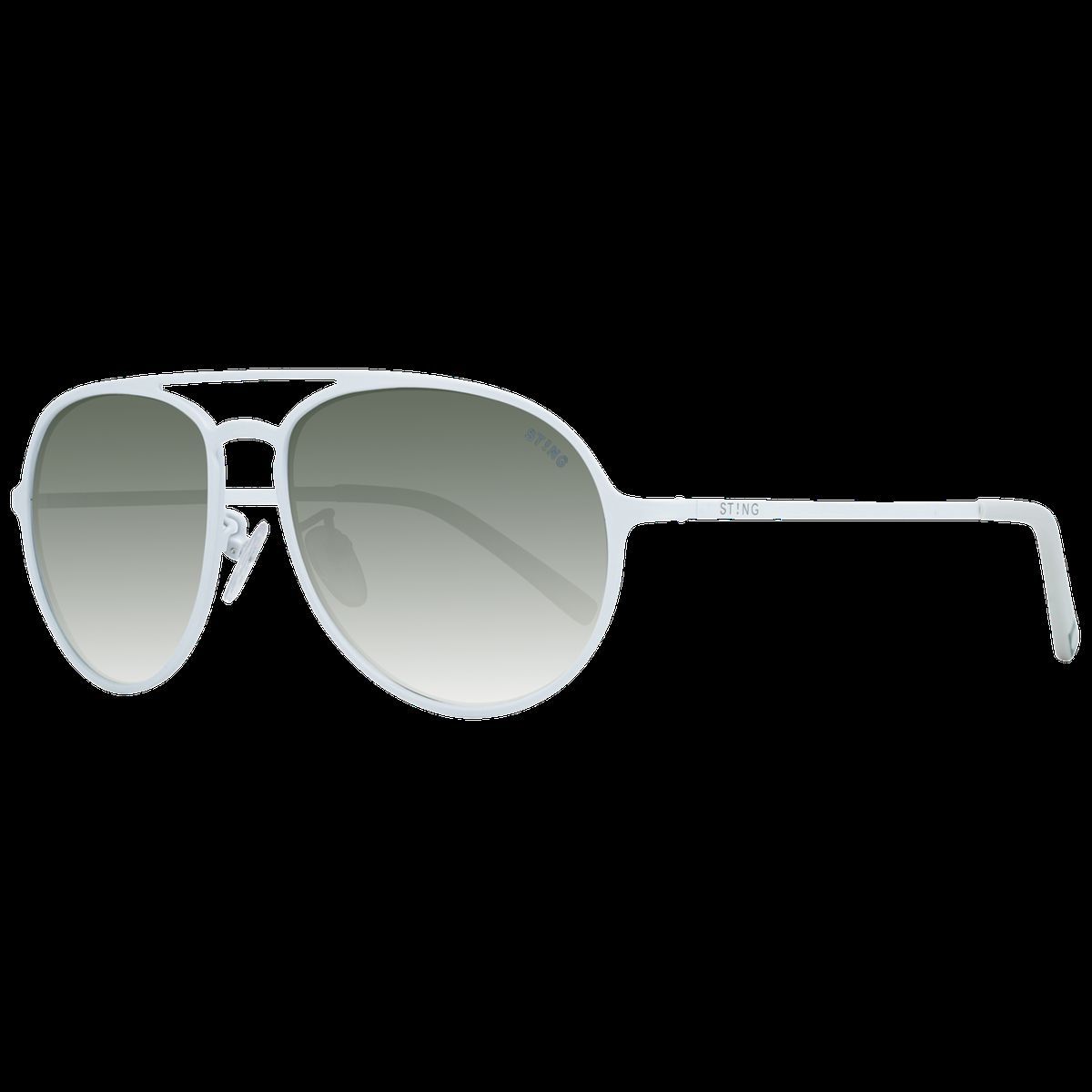 Flieger-Sonnenbrille mit weißem Metallrahmen