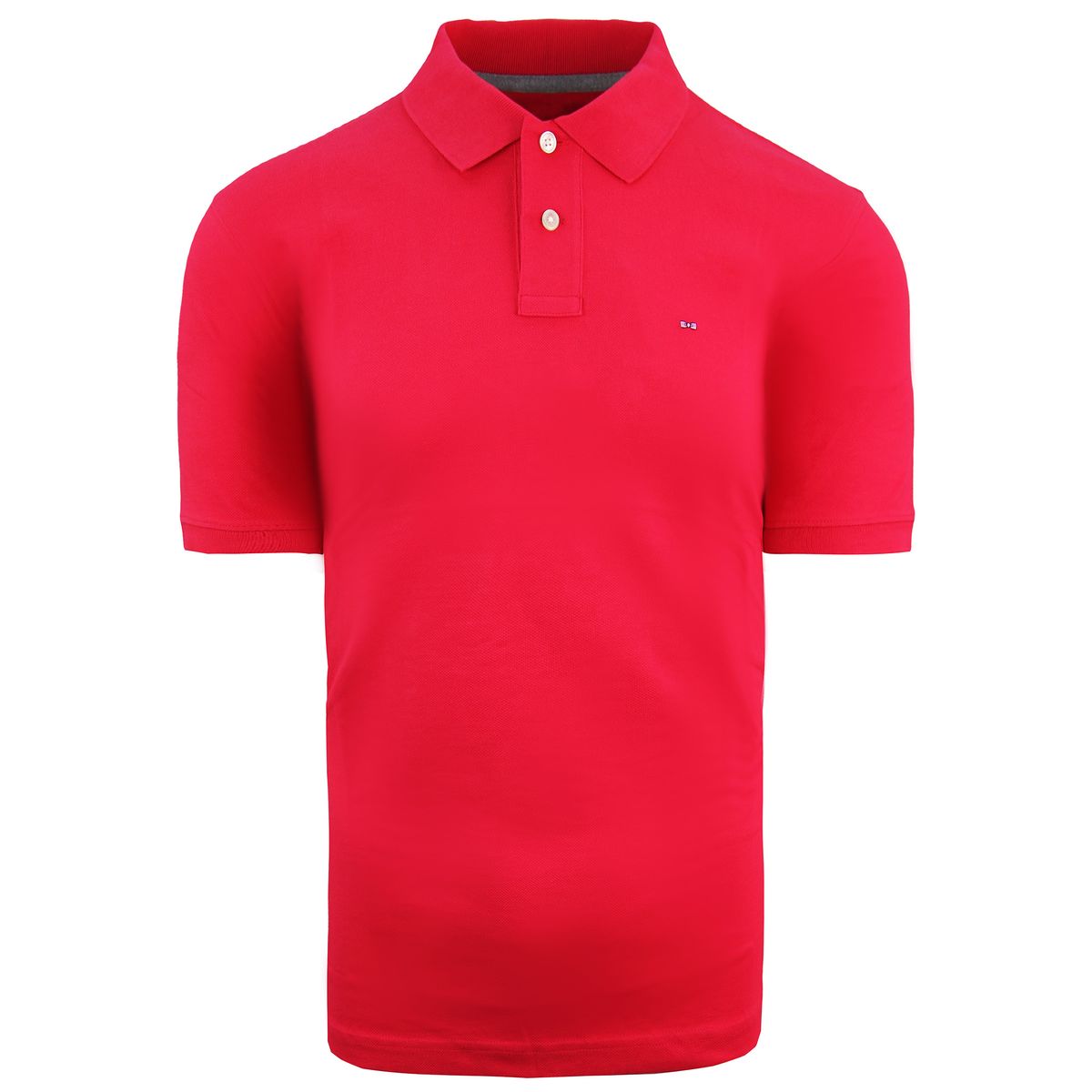 Klassisch geschnittenes Baumwoll-Piqué-Poloshirt