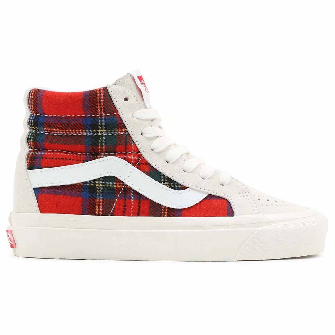 Retro Plaid High-Top Sneaker