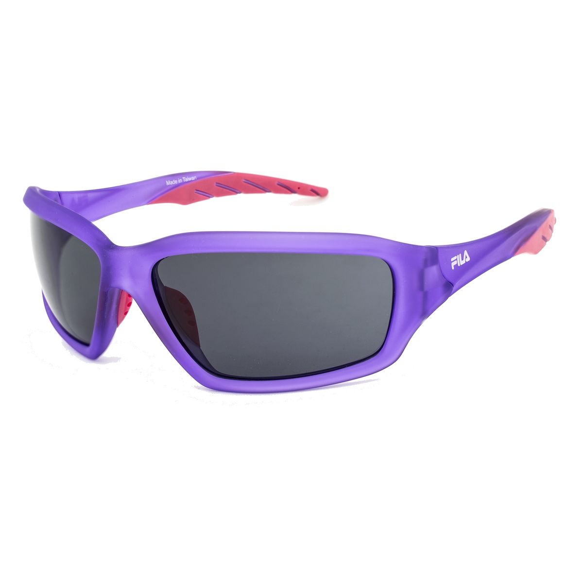 Violette rechteckige Sport-Sonnenbrille