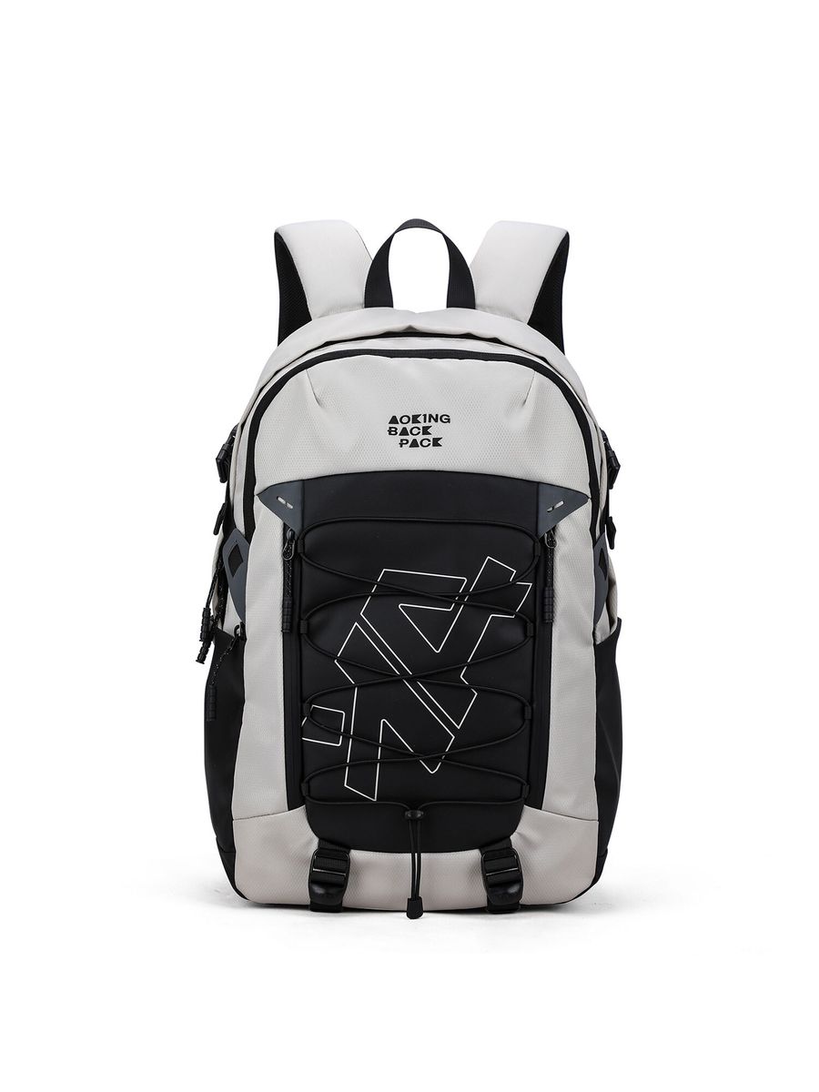 Unisex Zweifarbiger Rucksack mit Gummizug