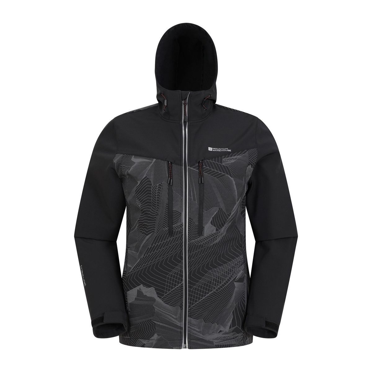 Herren Softshell Jacke mit Kapuze