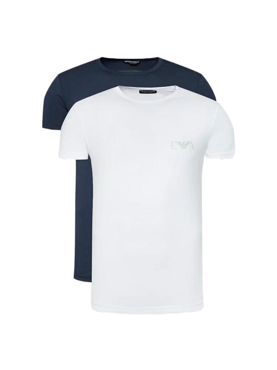 Zweierpack T-Shirts mit Rundhalsausschnitt