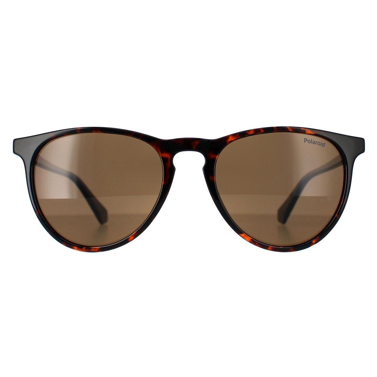Havana Braune Rechteckige Unisex Sonnenbrille
