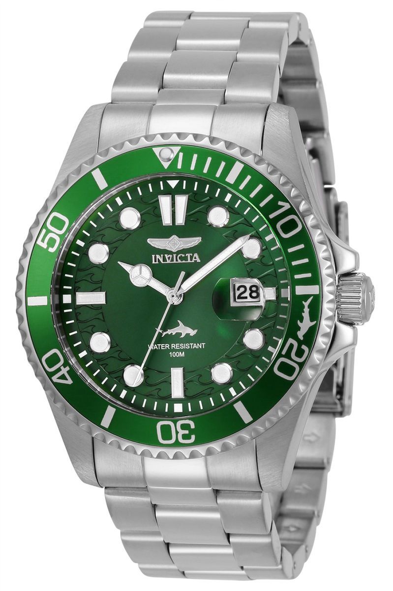 Grüne Zifferblatt Pro Diver Uhr