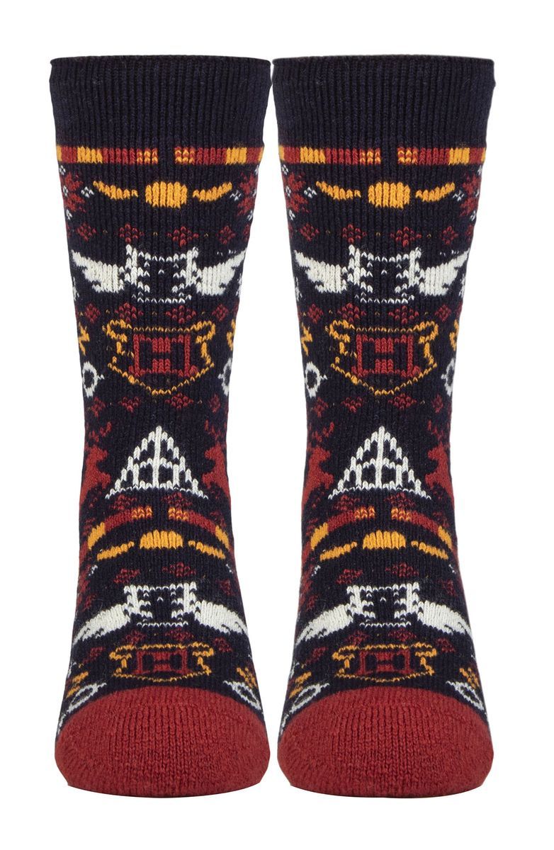 Damen Neuheit Harry Potter Socken | Wärmehalter Lite | Winter warm Spaß Muster Socken für Frauen - Harry Potter