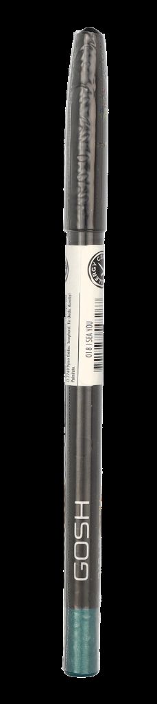 Wasserfester grüner Eyeliner Stift