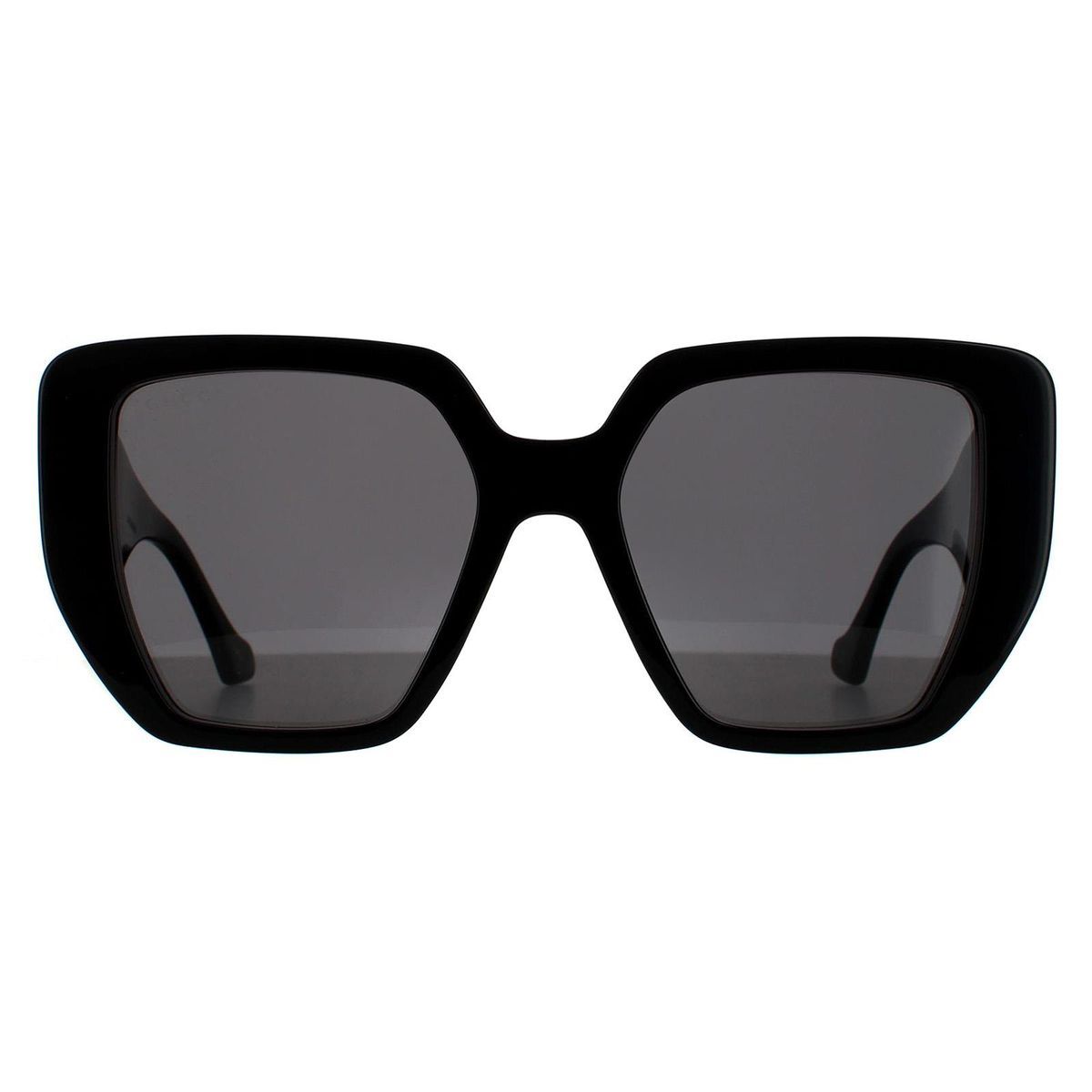 Oversized Quadratische Sonnenbrille mit Logo