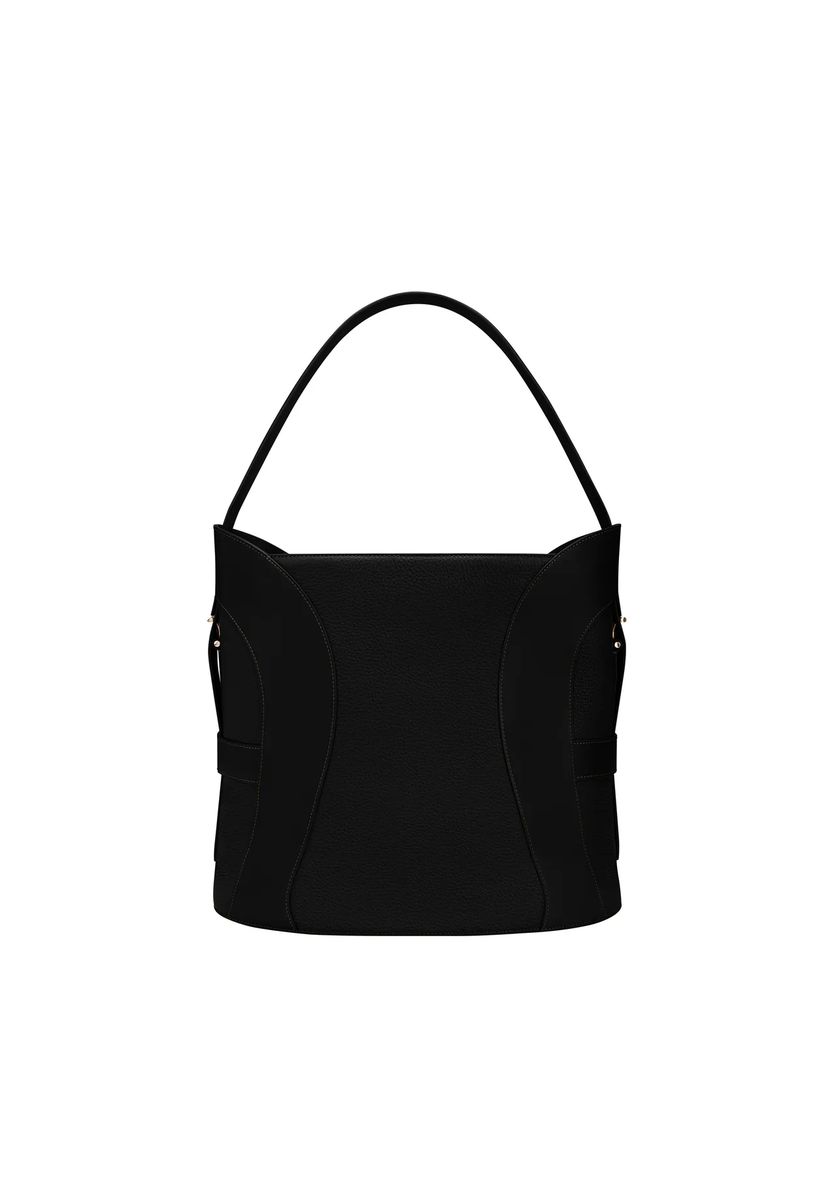 AIGNER Henkeltasche, Leder, für Damen, schwarz, 99