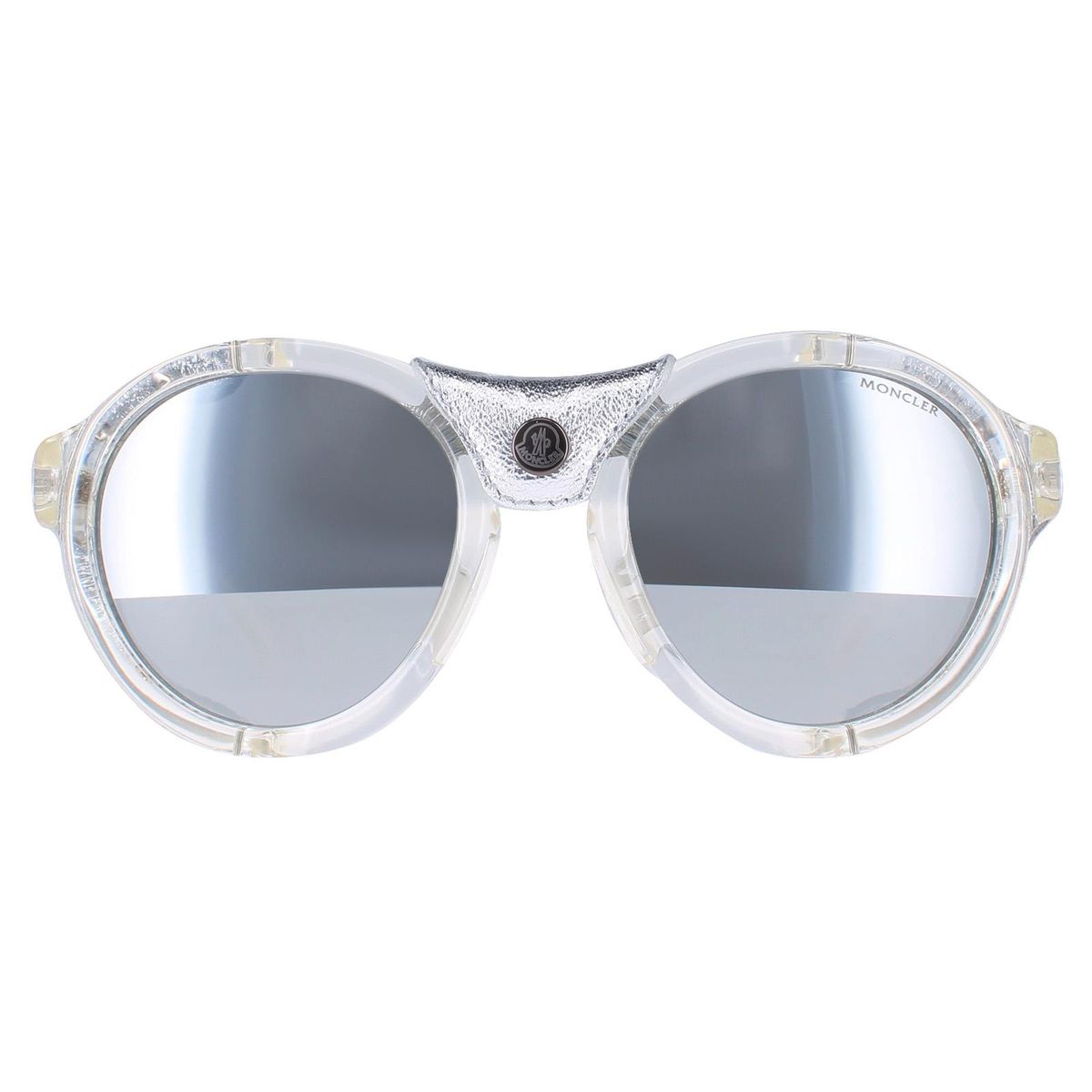 Runde Unisex Sonnenbrille mit Kristallrahmen