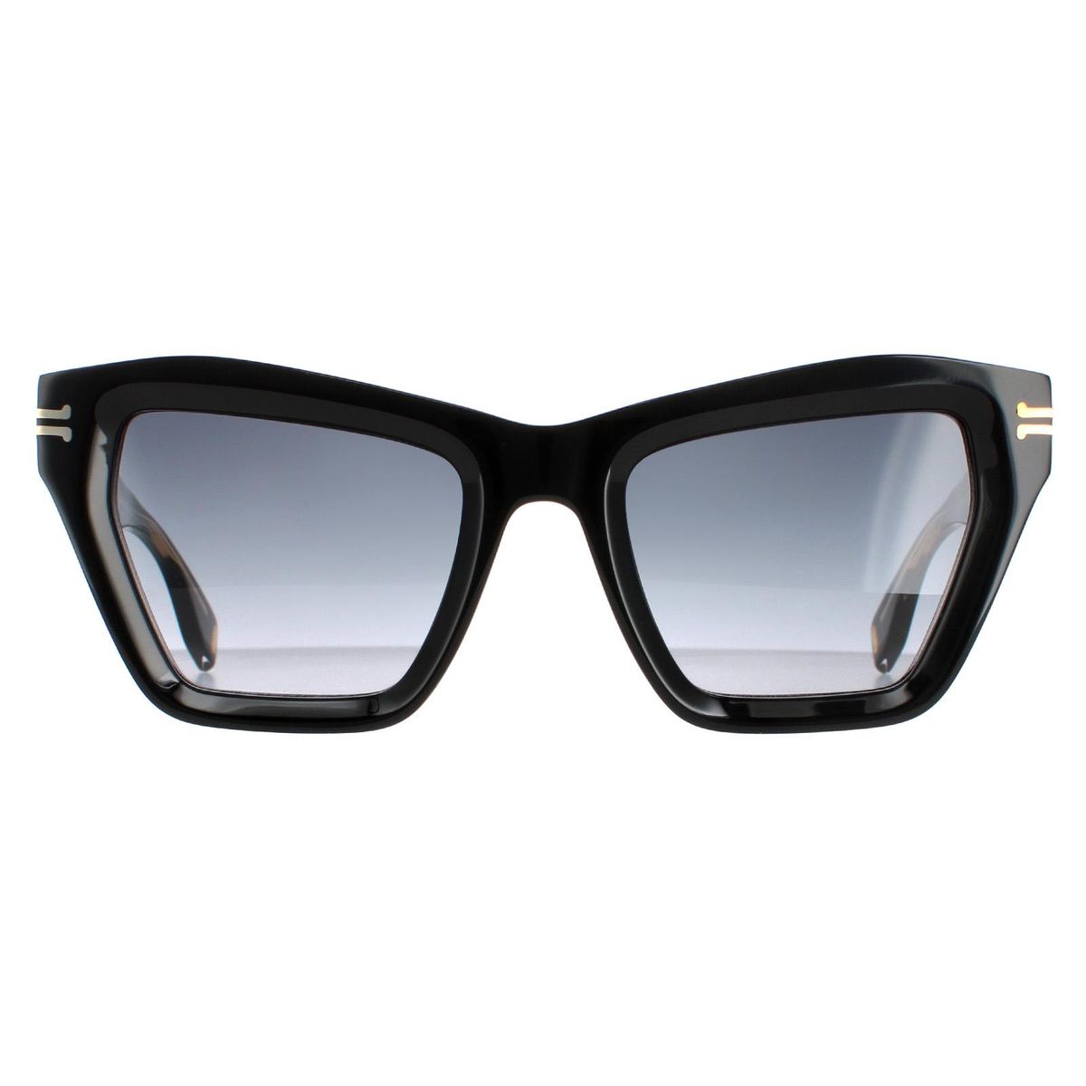 Cat-Eye-Sonnenbrille Schwarz Grau Verlauf
