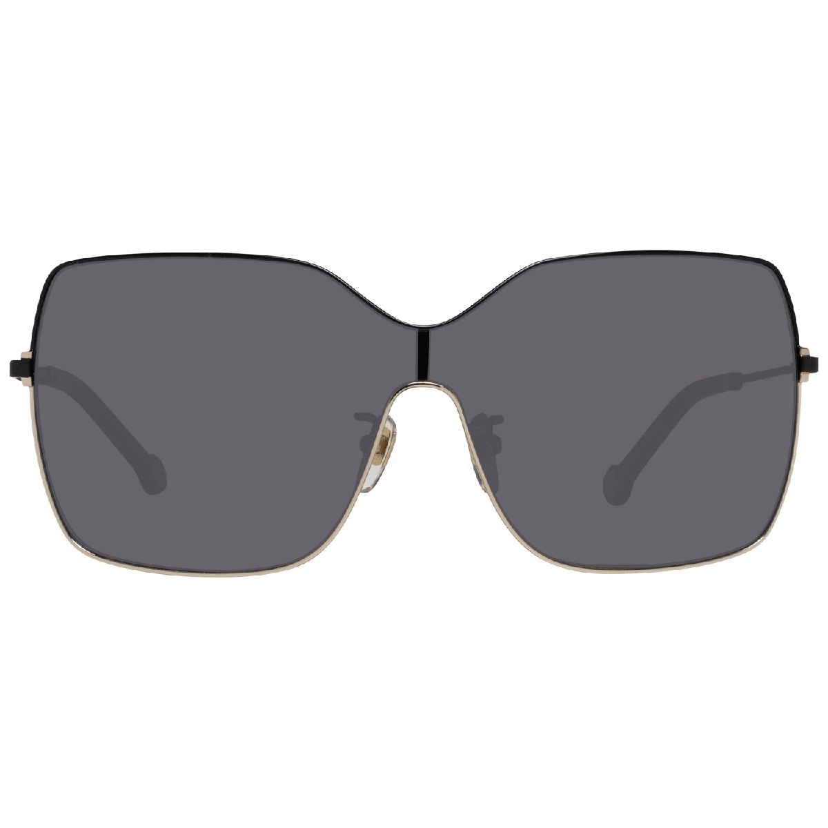 Übergroße Shield-Mono-Glas-Sonnenbrille