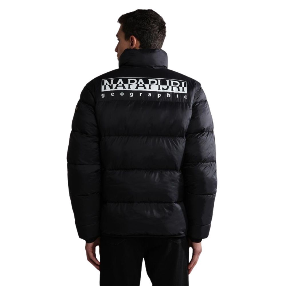 Essenzielle Steppjacke mit Logo-Print