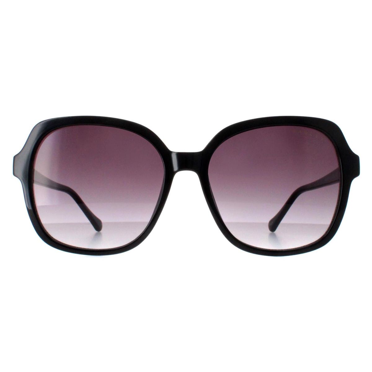 Übergroße dunkelblaue Sonnenbrille