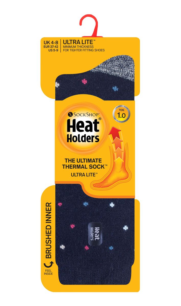 Gemusterte Ultra Lite Thermosocken