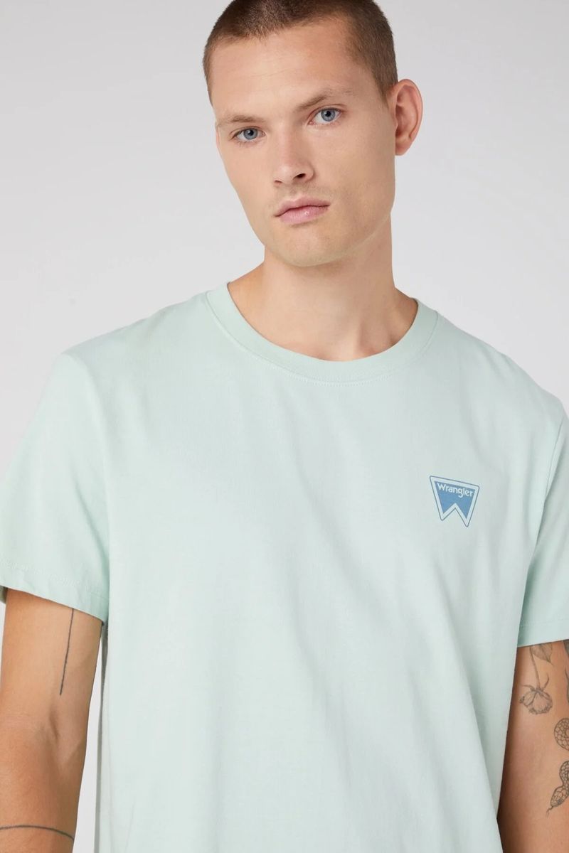 Baumwoll-T-Shirt mit Grafik-Logo