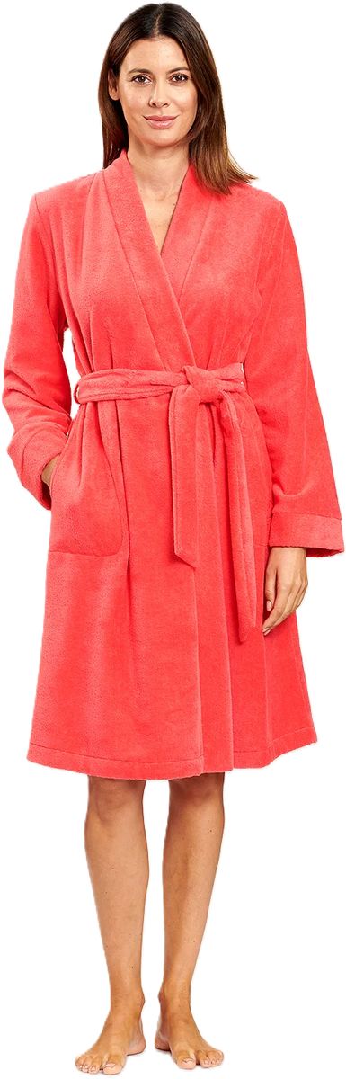 LOUIS FÉRAUD High Class Bademantel, Bindegürtel, für Damen, orange, XS