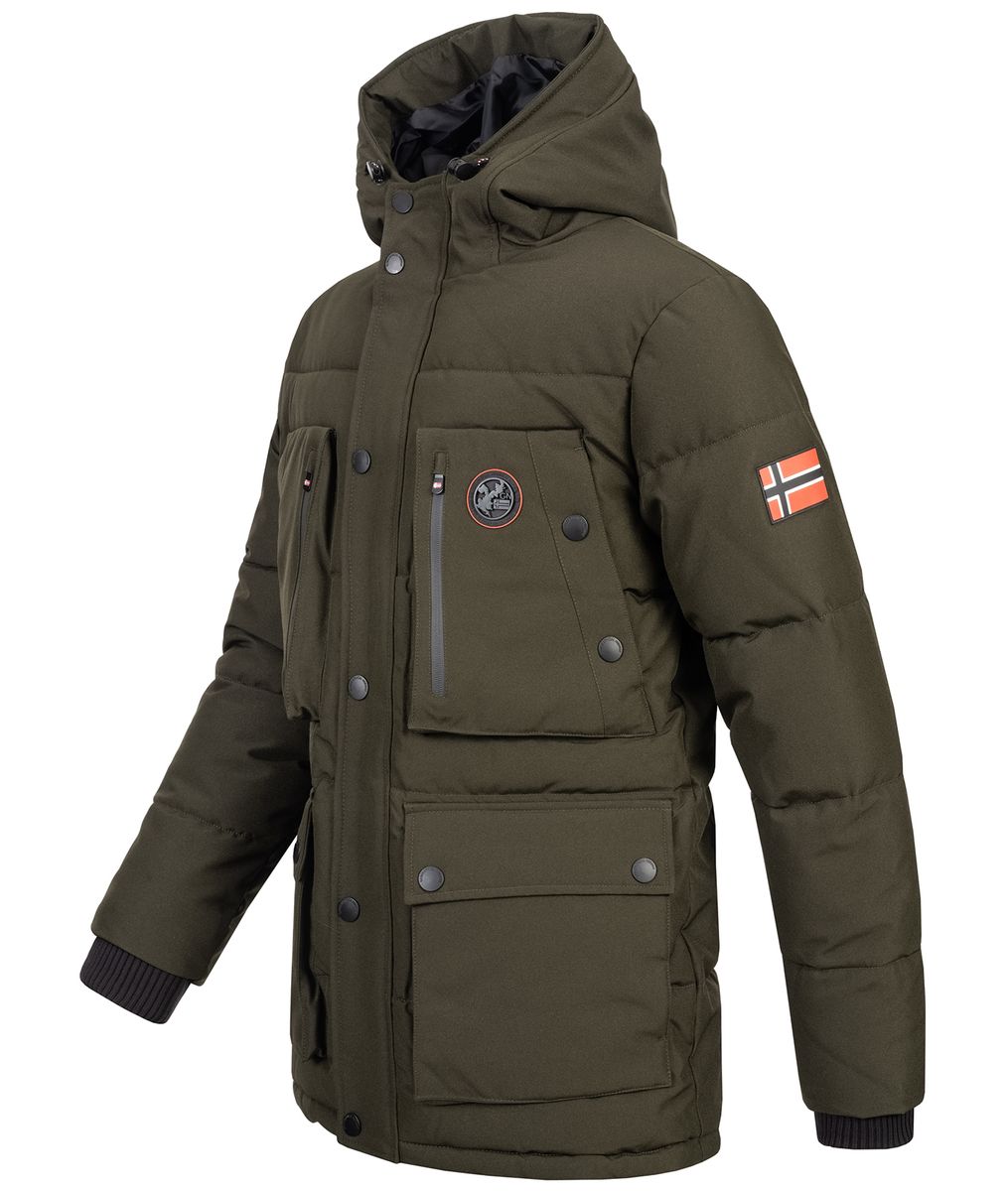 Robuster Winterparka mit Kapuze