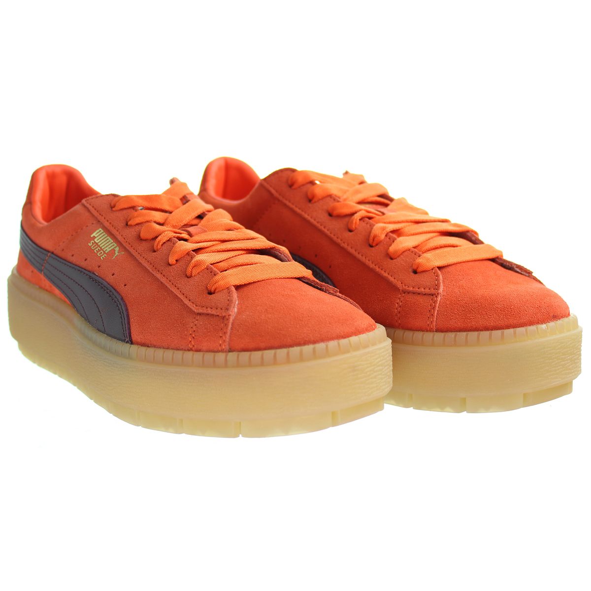 Suede Platform Trace Sneaker