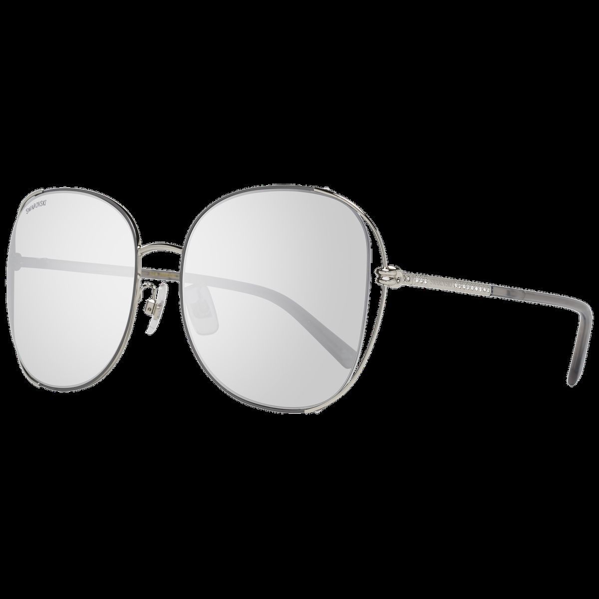 Übergroße Sonnenbrille mit Metallrahmen
