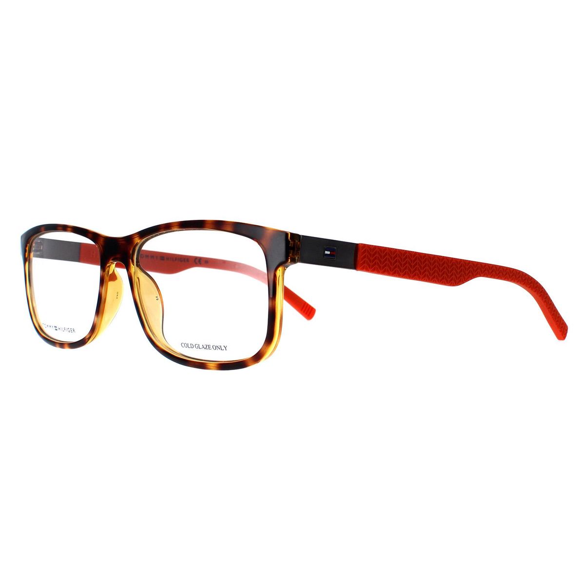 Klassische rechteckige Havanna-Brille