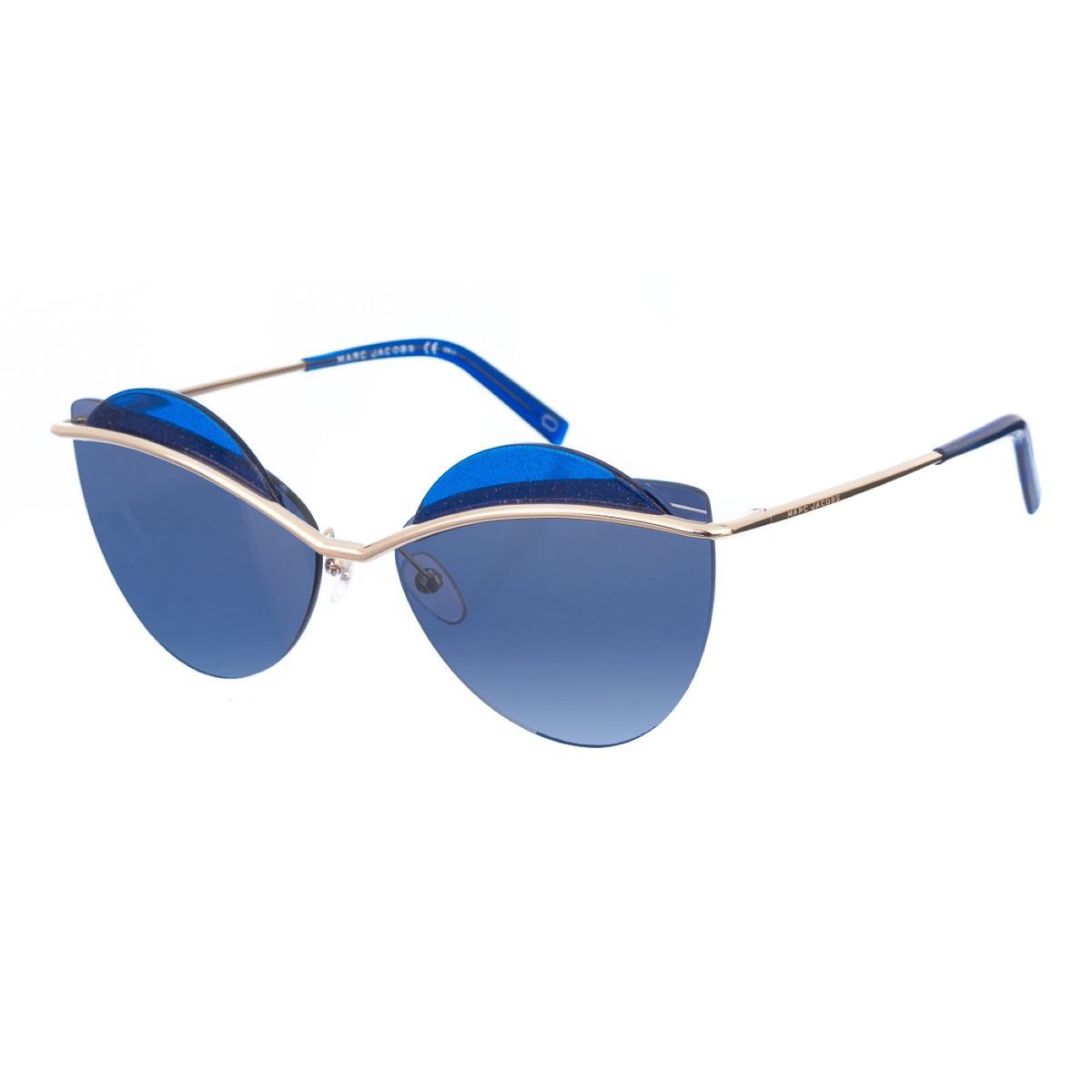 Sonnenbrille mit Metall-Schmetterlingsrahmen