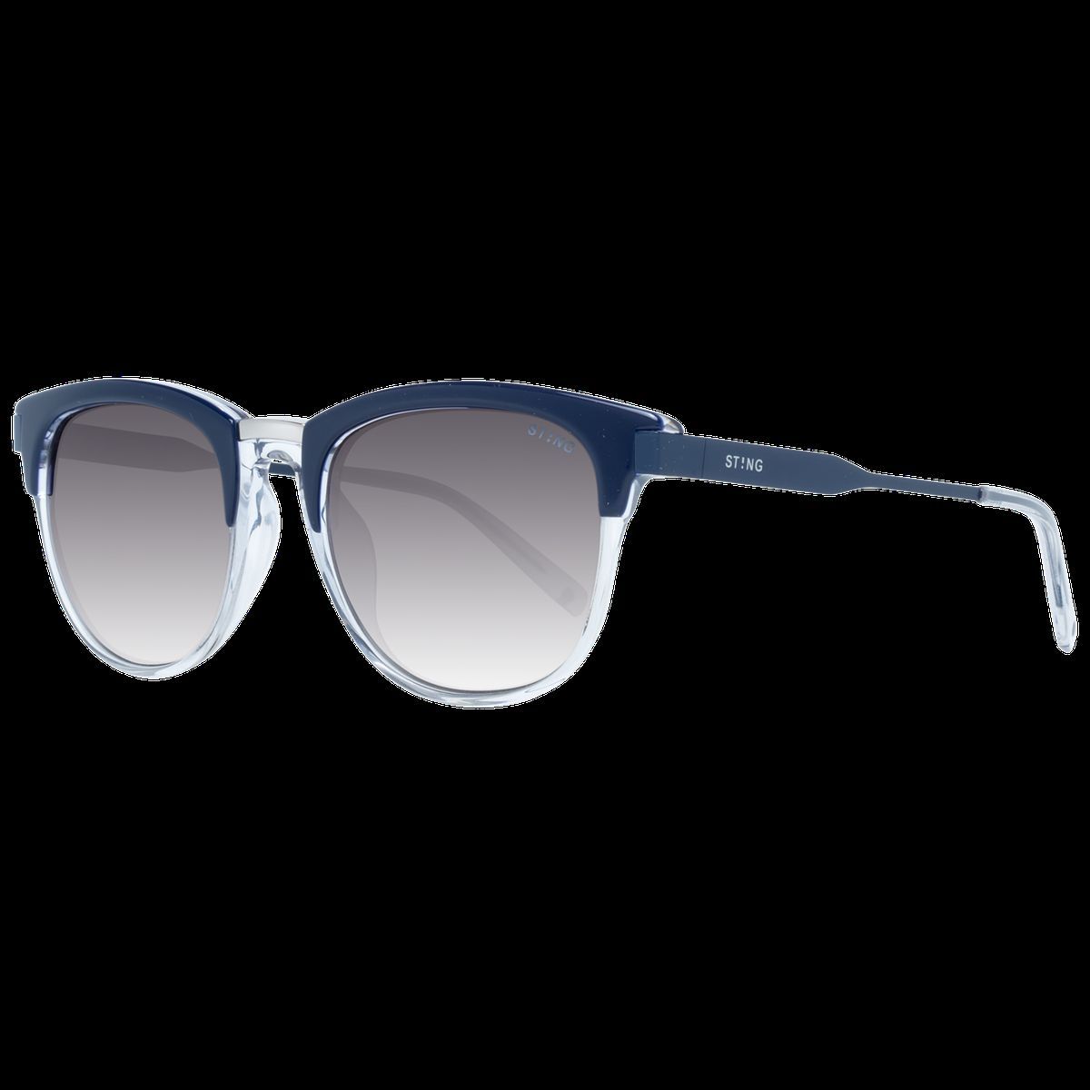 Randlose rechteckige Sonnenbrille mit Farbverlauf
