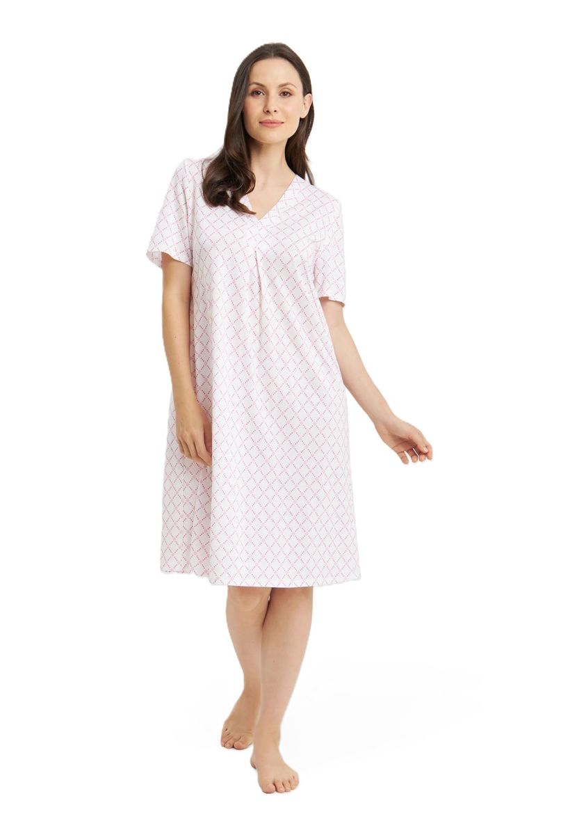 Nachthemd mit entspanntem Print