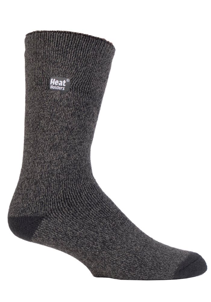 Heat Holders Lite - 3 Paar Multipack Herren isolierte thermische Socken für den Winter | dünne & warme Socken für Kleid Socken - Charcoal