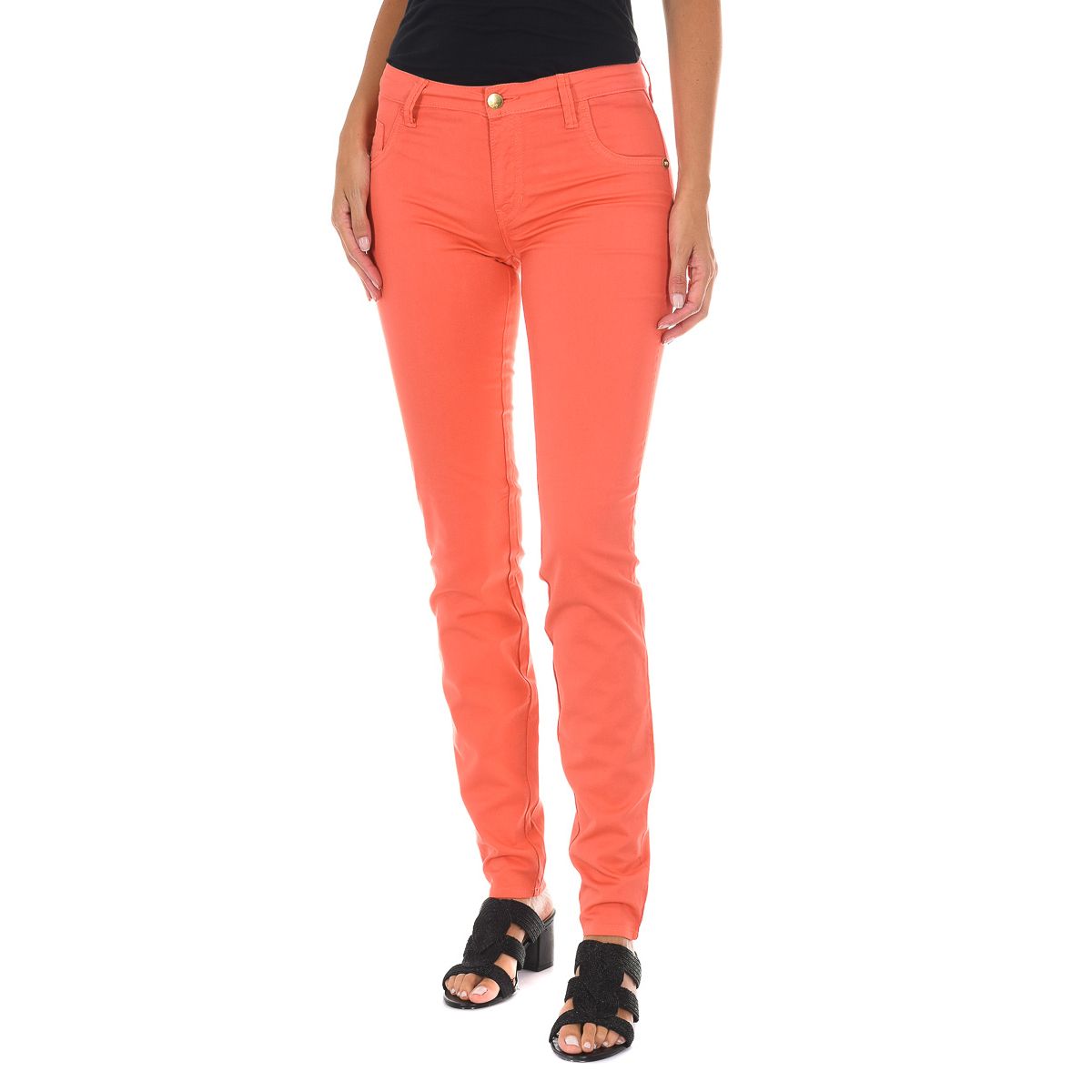 Klassische Mid-Rise Skinny Jeans