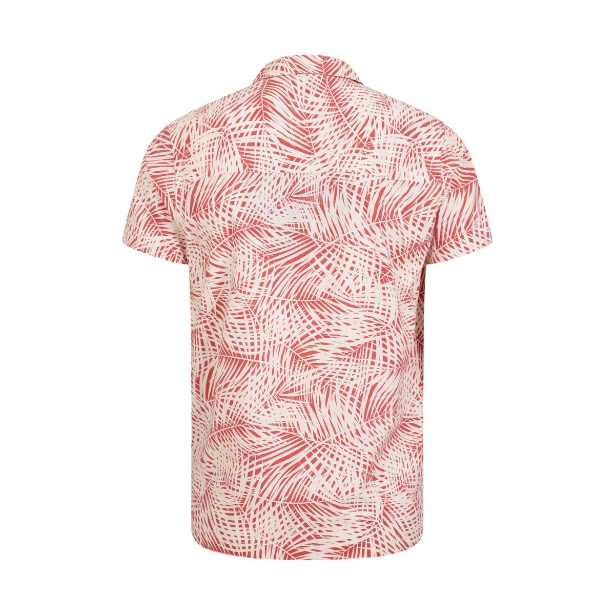 Kurzarmhemd mit Palmenblatt-Print