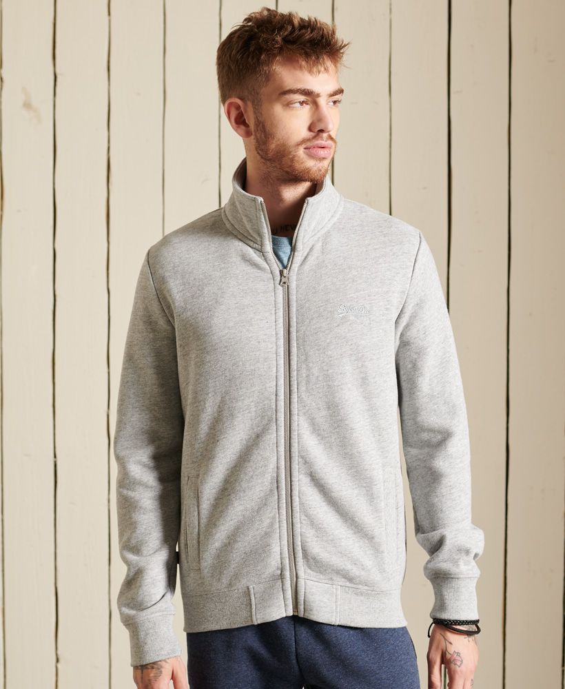 Lässige Strickjacke mit Reißverschluss