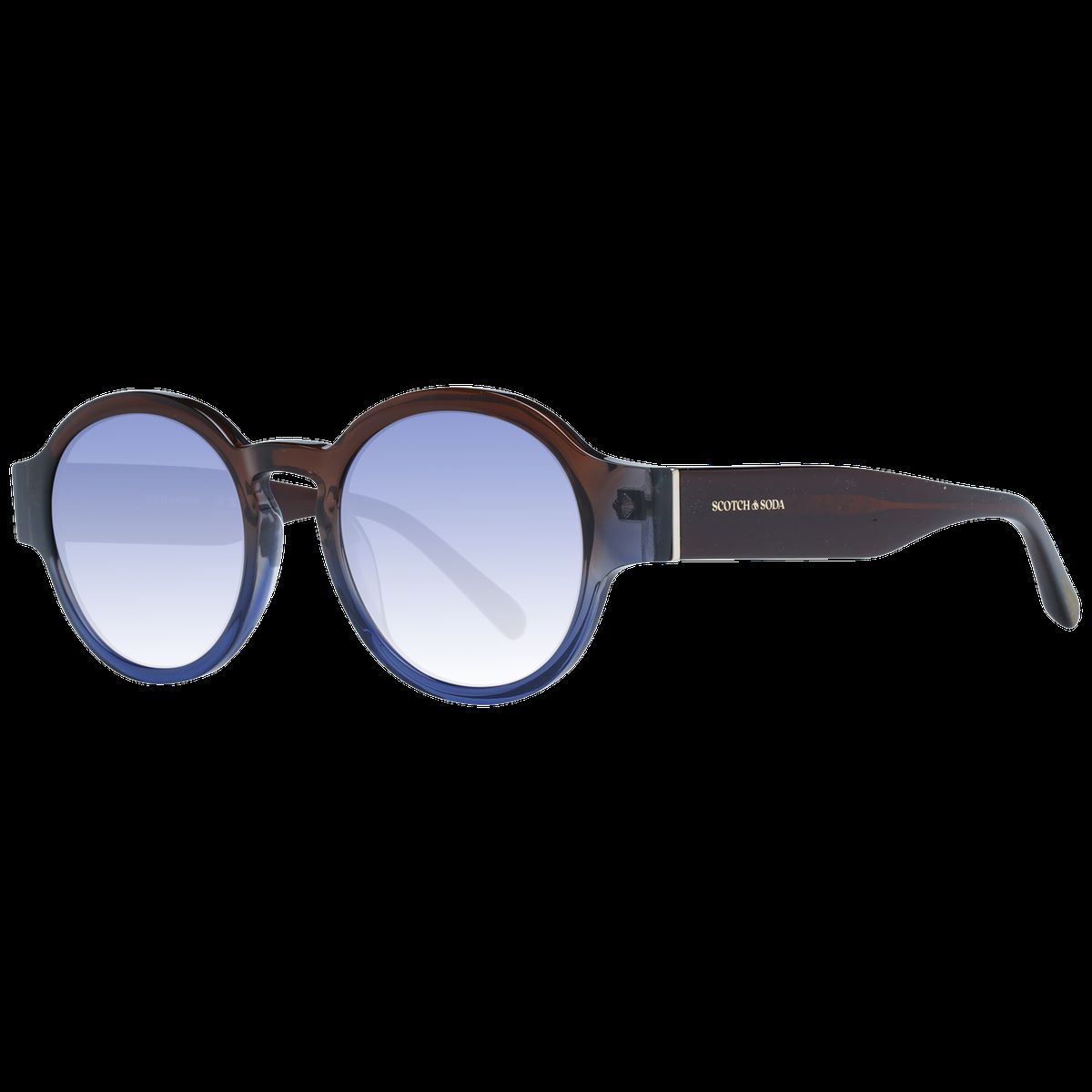 Runde Sonnenbrille mit Farbverlauf