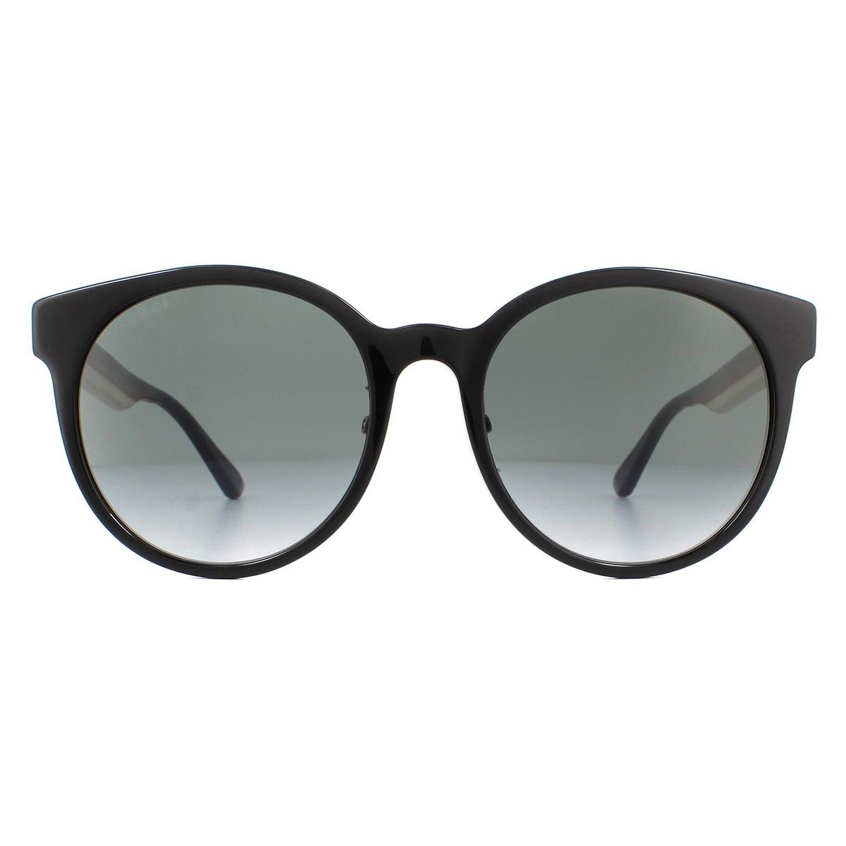 Runde Acetat-Sonnenbrille mit Logo-Details